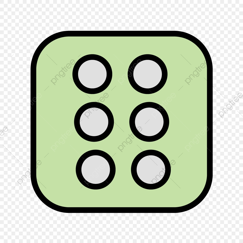 1024x1024 Vector Dice Six Icon, Casino, Dice, Game Png Transparent Clipart