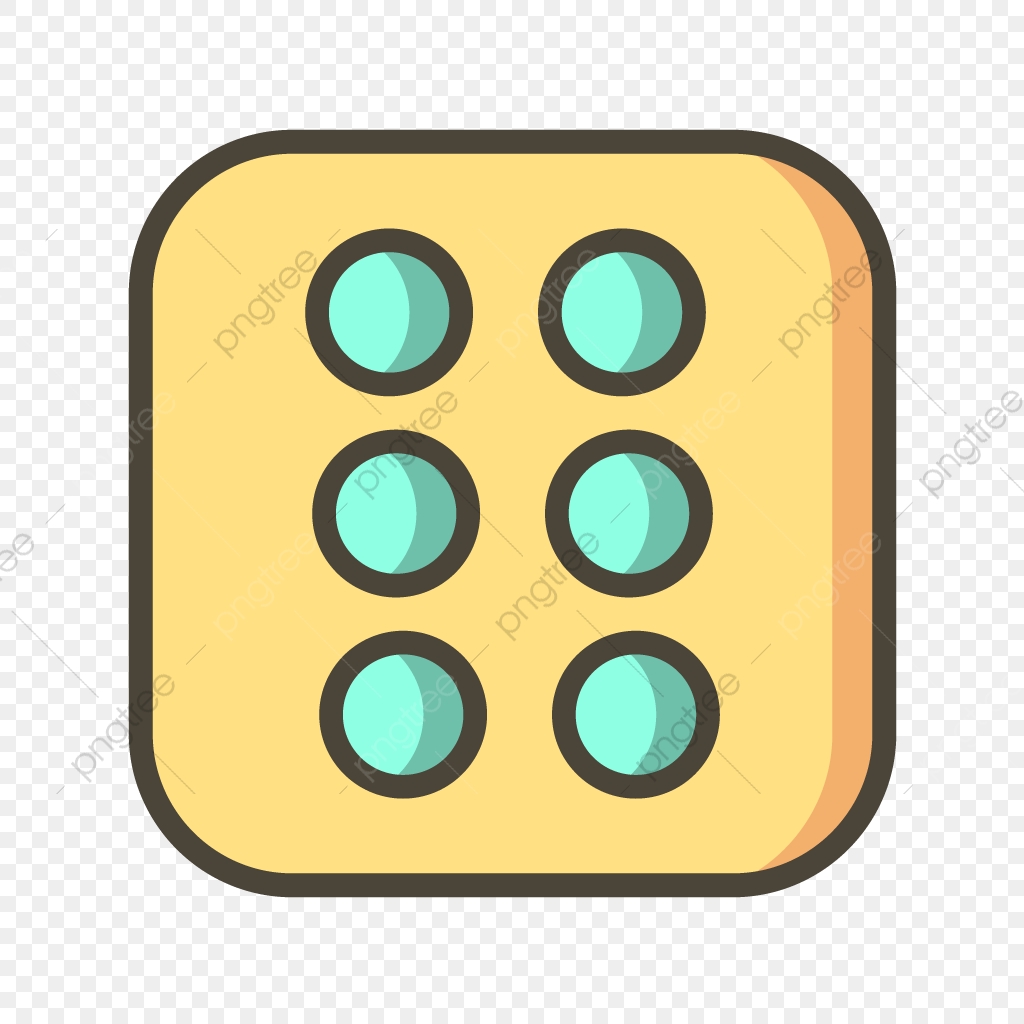1024x1024 Vector Dice Six Icon, Casino, Dice, Game Png And Vector