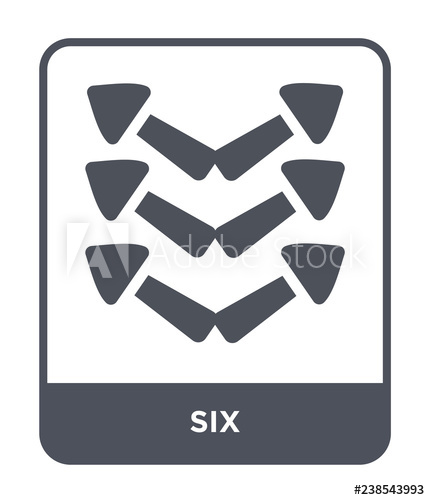 430x500 Six Icon Vector