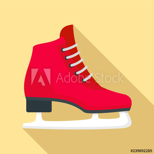 500x500 Classic Ice Skate Icon Flat Illustration Of Classic Ice Skate