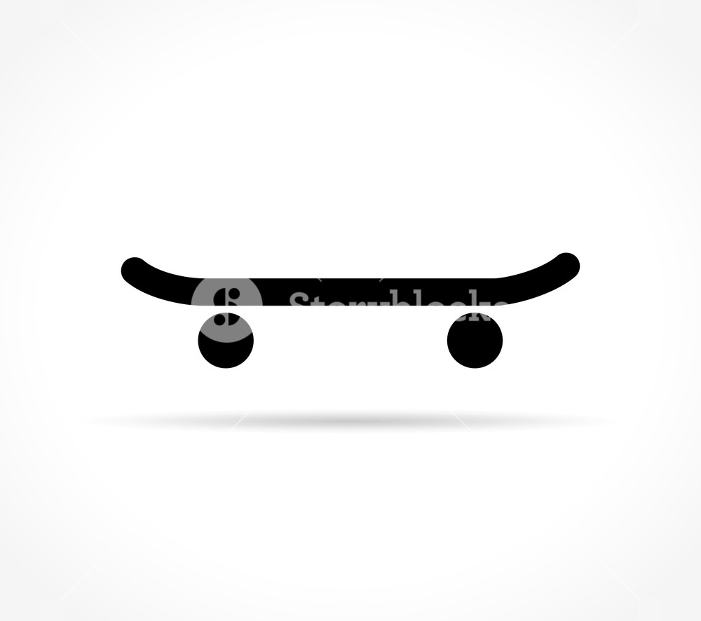Illustration Of Skate Icon On White Background Royalty Free Stock 1000x886 Illustration Of Skate Icon On White Background Royalty Free Stock