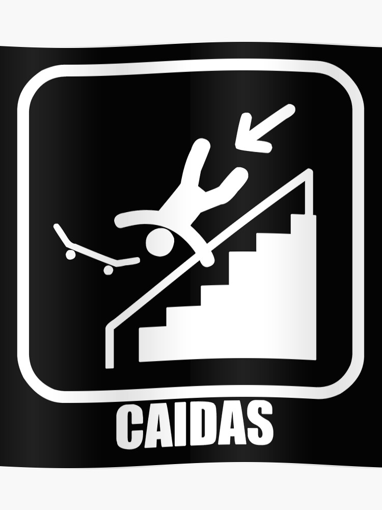 Skate Icon Wipe Out Poster 750x1000 Skate Icon Wipe Out Poster