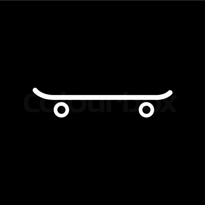 800x800 The Skateboard Icon Sport Symbol Stock Vector Colourbox
