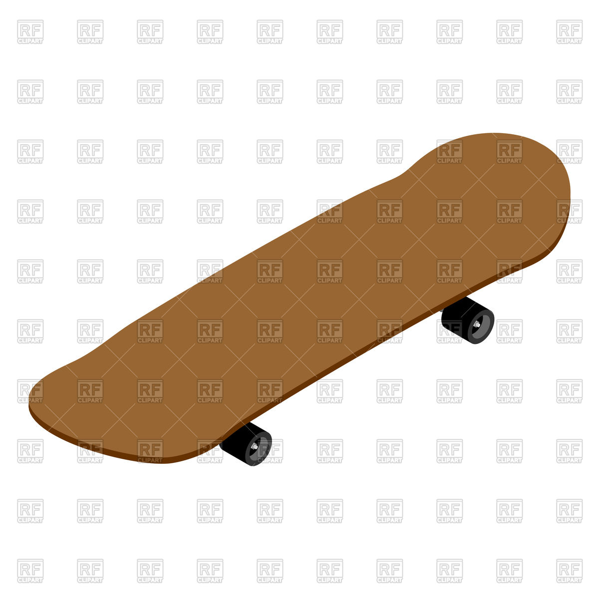 1200x1200 Wooden Skateboard Icon Vector Image Of Objects Maryvalery