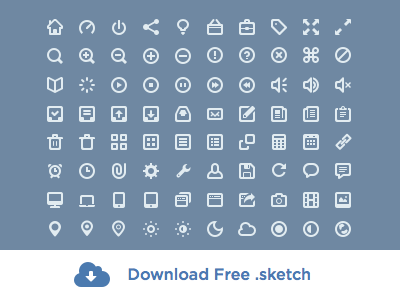 400x300 Icon Set Sketchapp