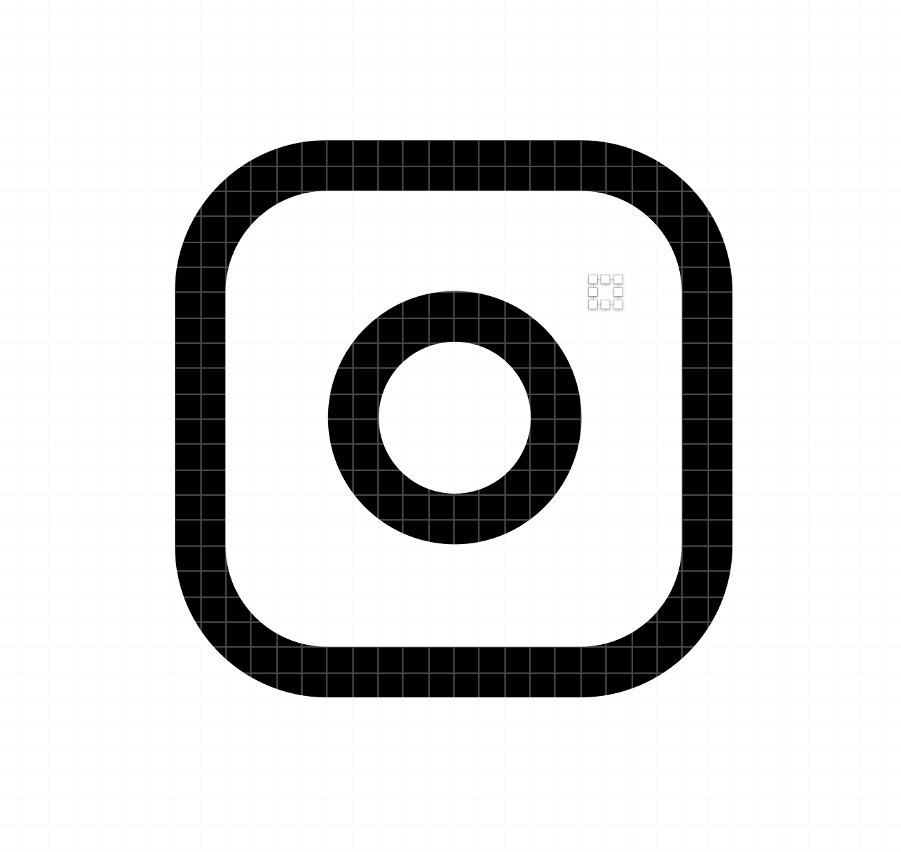 1304x1234 The Dot Does Not Show Up For Instagram Icon In Sketch App Issue