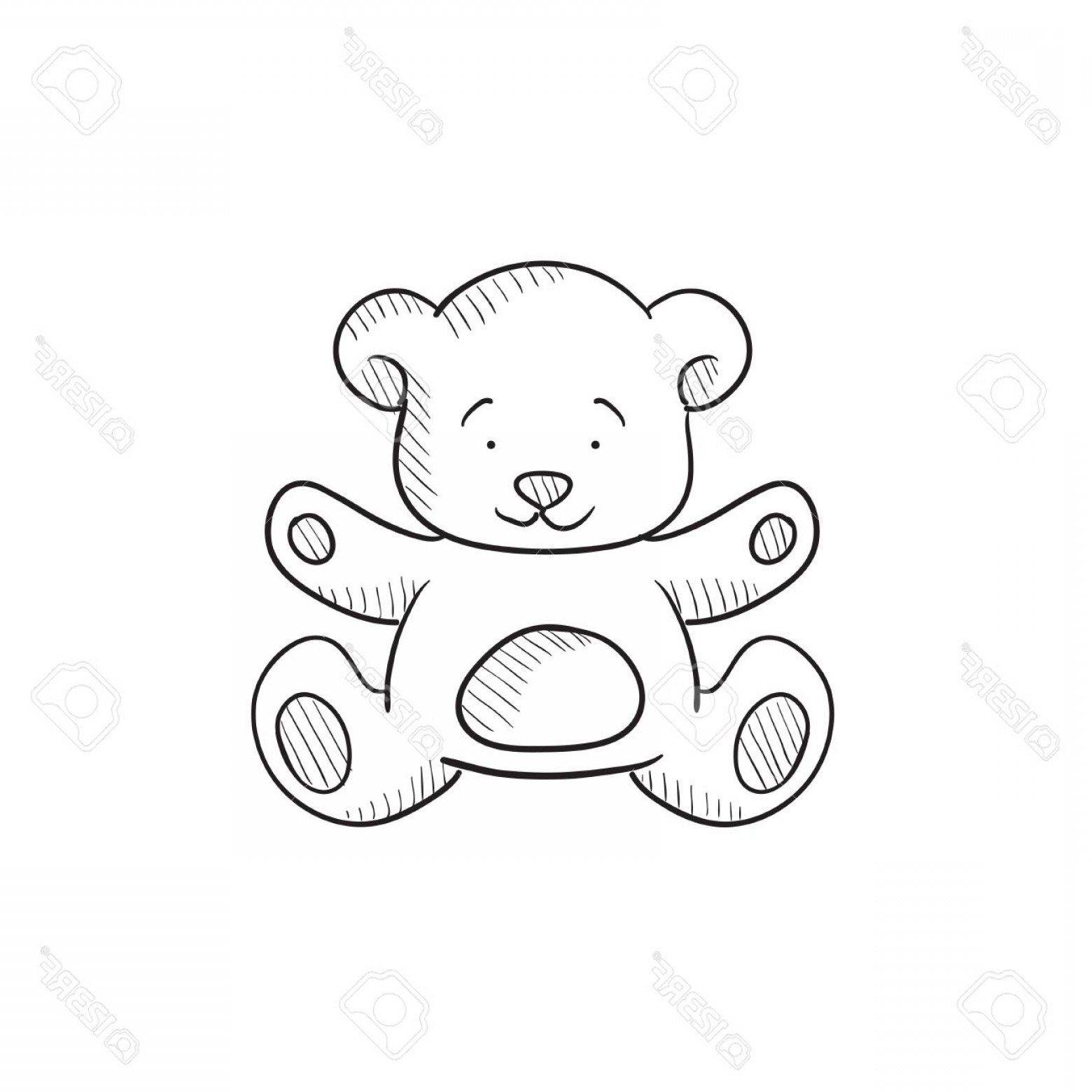 Photostock Vector Teddy Bear Vector Sketch Icon Isolated 1560x1560 Photostock Vector Teddy Bear Vector Sketch Icon Isolated