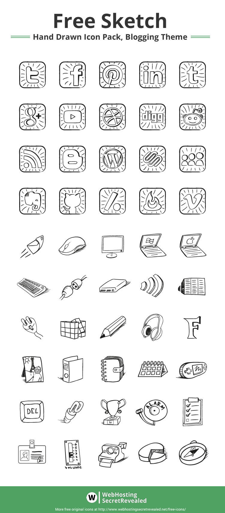Free Sketch Hand Drawn Icon Pack, Blogging Theme Whsr 750x1706 Free Sketch Hand Drawn Icon Pack, Blogging Theme Whsr