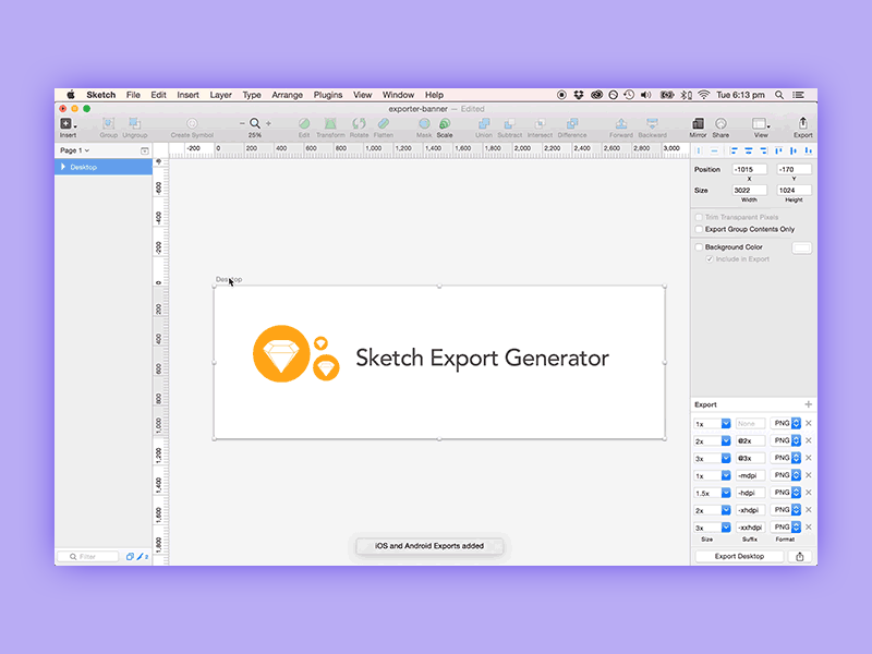 Sketch Export Generator Plugin Freebie 800x600 Sketch Export Generator Plugin Freebie