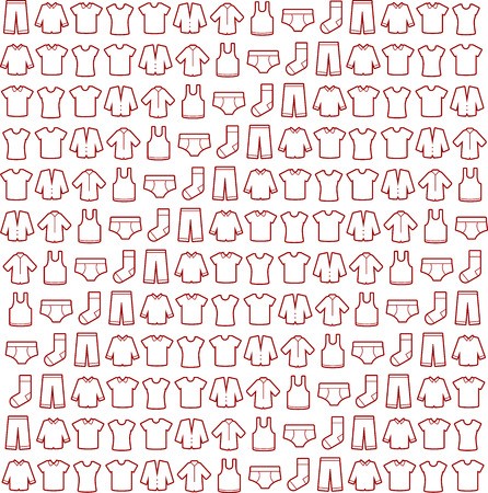 446x450 Different Types Clothes Sketch Icon Set For Web, Mobile