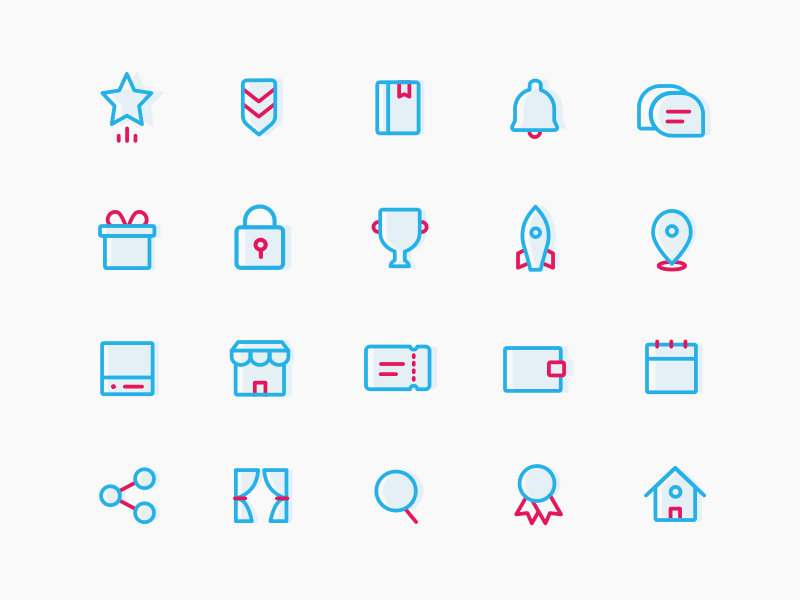 800x600 General Icons Set Freebie