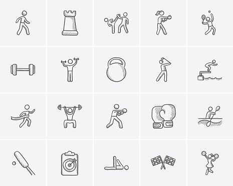 465x372 Sport Sketch Icon Premium Clipart