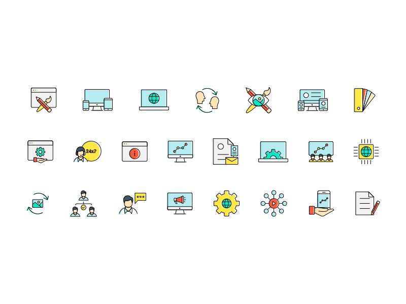 800x600 Services Icons