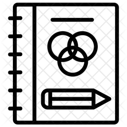 256x256 Sketchbook Icon Of Line Style