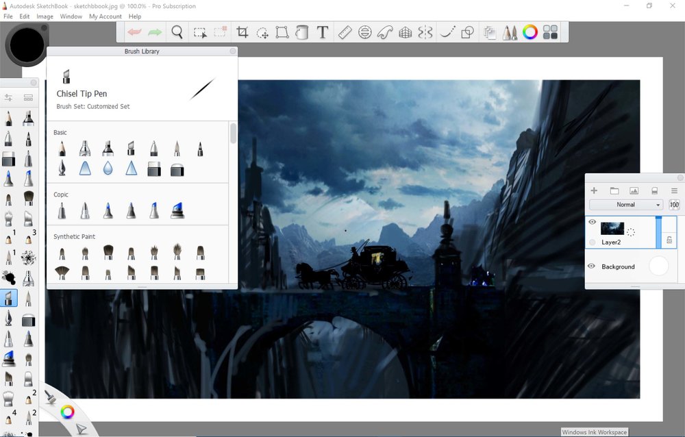 1000x638 Sketchbook Pro Surface Pro Artist