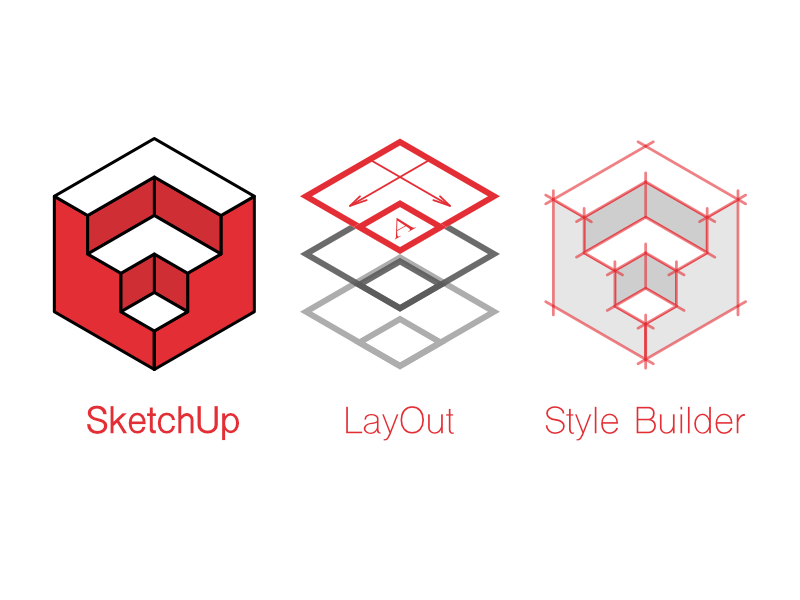 800x600 Sketchup Icon Set