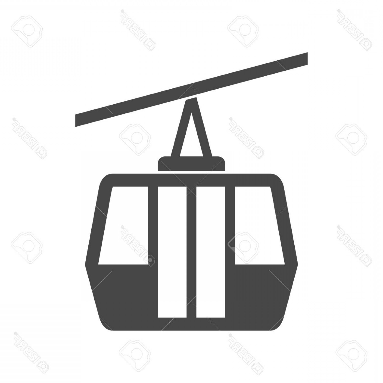 1560x1560 Photostock Vector Vector Ski Lift Icon Illustration Cqrecords