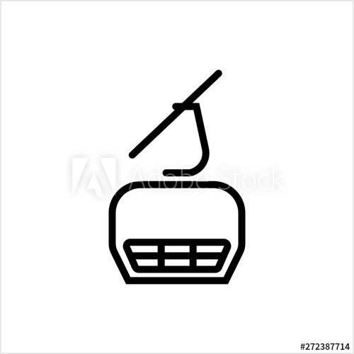 500x500 Ski Lift Icon, Aerial Lift Icon