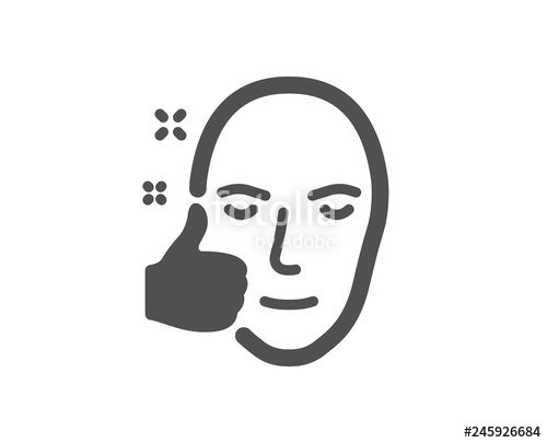 500x405 Healthy Face Skn Good Care Sign Like Symbol Quality