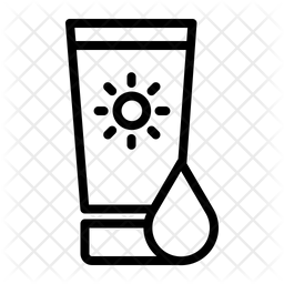 256x256 Skin Care Icon Of Line Style