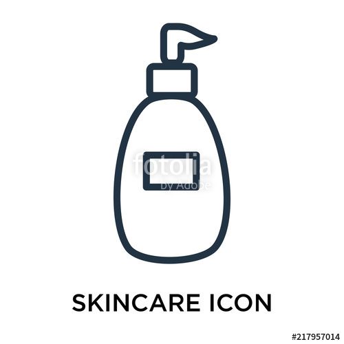 500x500 Skincare Icon Vector Isolated On White Background, Skincare Sign