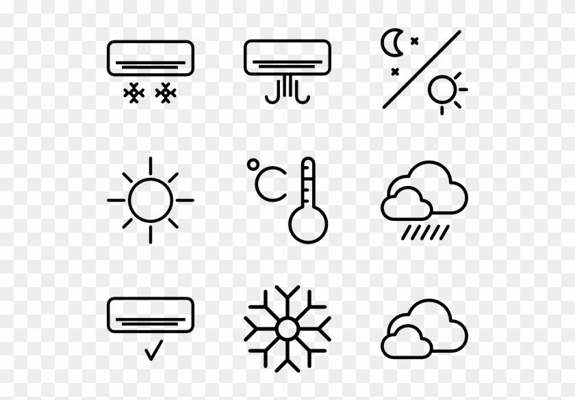840x585 Weather Icon Set