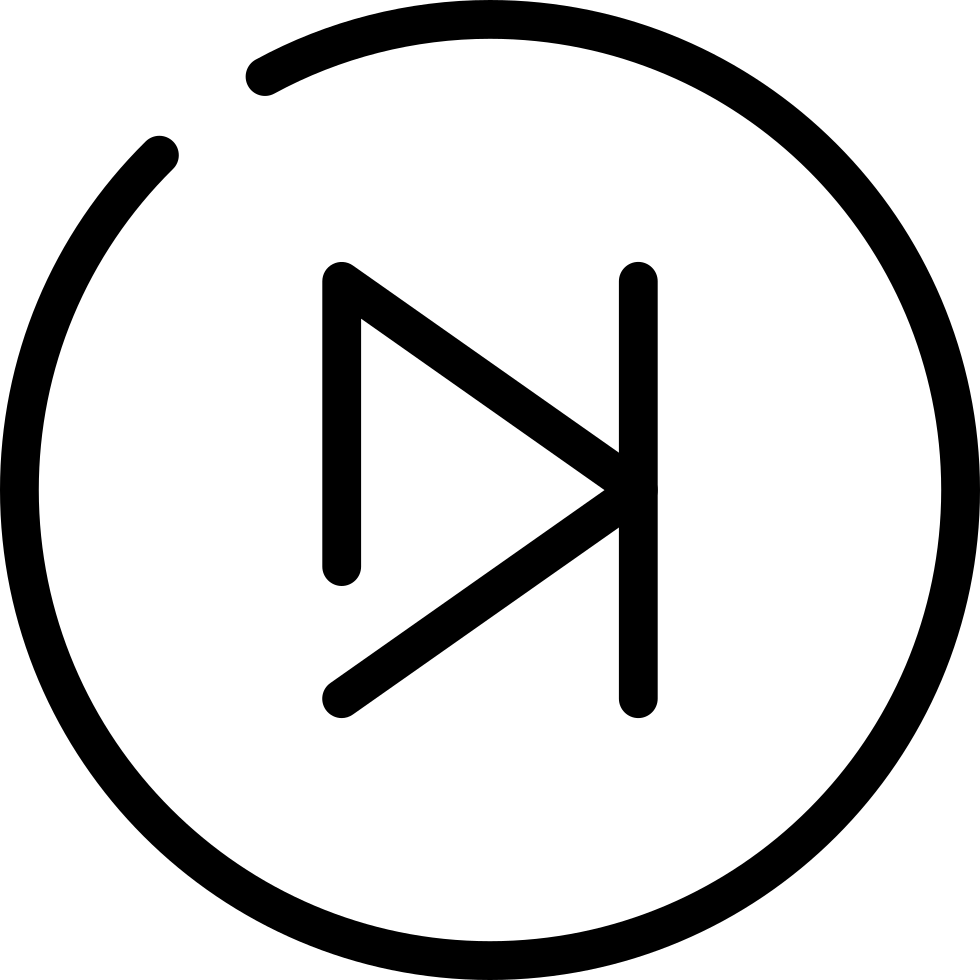 980x980 Skip Track Round Button Png Icon Free Download