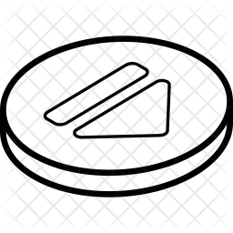 256x256 Skip Button Icon Of Isometric Style