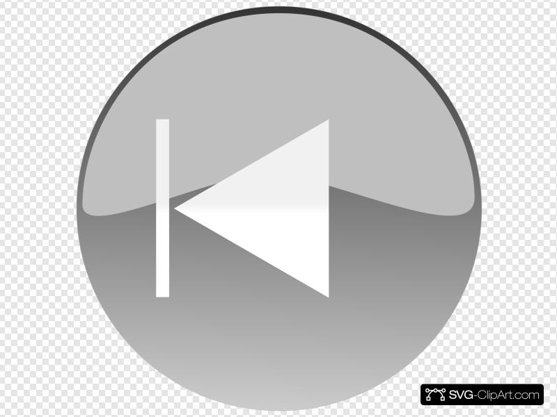 800x600 Windows Media Player Skip Back Button Grey Clip Art, Icon