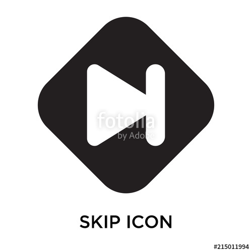 500x500 Skip Icons Isolated On White Background Modern And Editable Skip