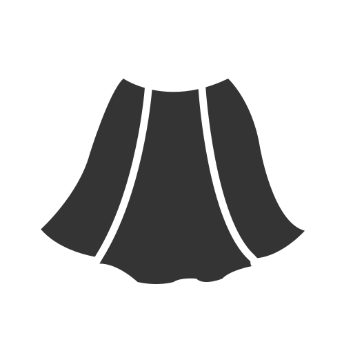 512x512 Skirt Icon Free Of Clothing Icons Black