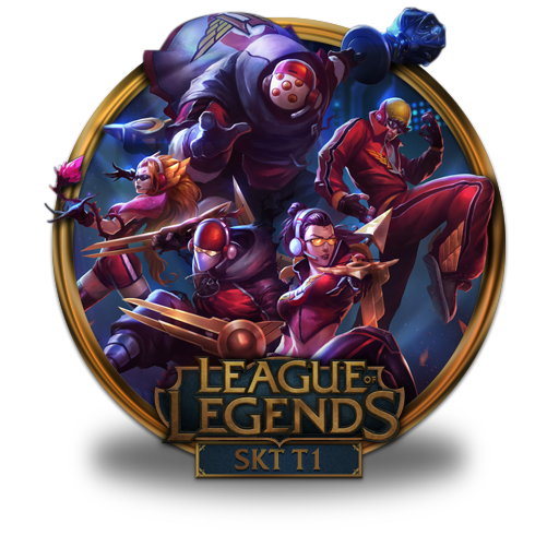 512x512 Skt Icon League Of Legends Gold Border Iconset
