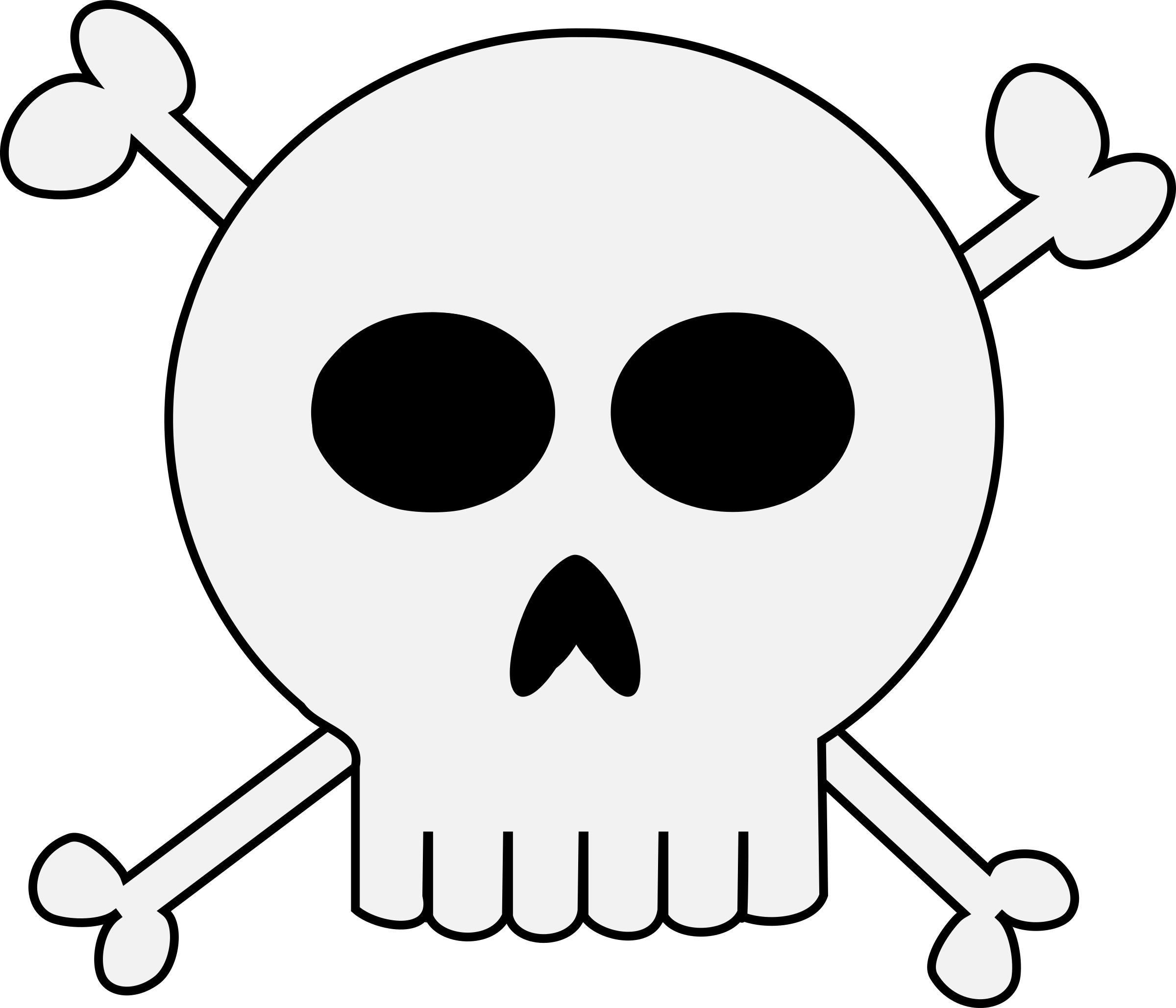 2400x2058 Punk Skull Crossbones Icons Png