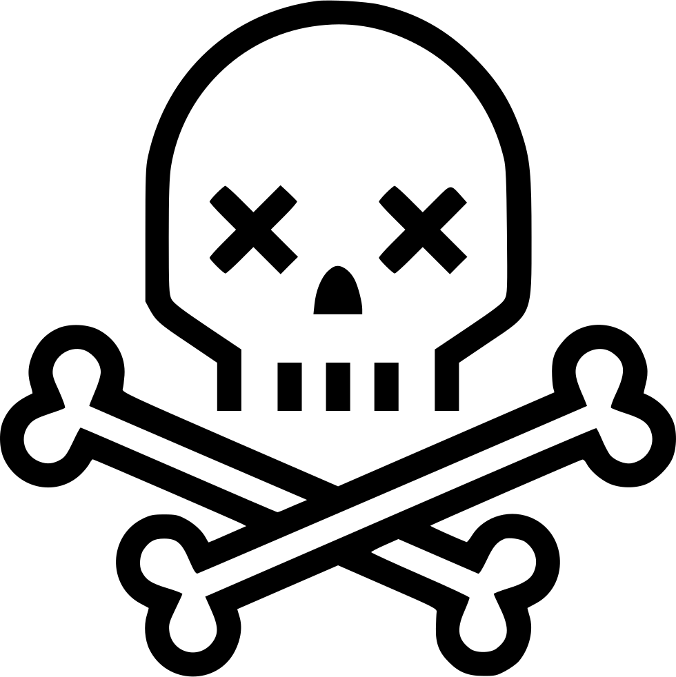 980x982 Skull Crossbones Skeleton Death Png Icon Free Download