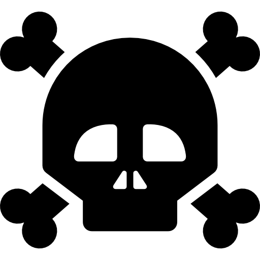 Skull Crossbones Icon at Vectorified.com | Collection of Skull ...