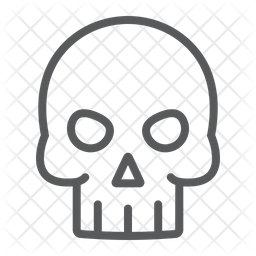 Skull Icon Of Line Style 256x256 Skull Icon Of Line Style