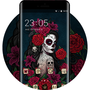 Skull Theme For Moto Graffiti Clown Wallpaper Apk Android 300x300 Skull Theme For Moto Graffiti Clown Wallpaper Apk Android