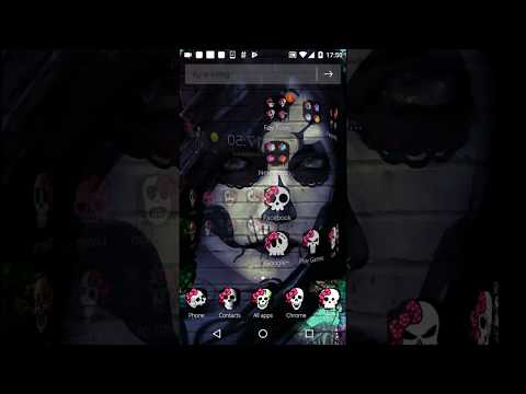 Cute Skull Icon Pink Bow Theme 480x360 Cute Skull Icon Pink Bow Theme