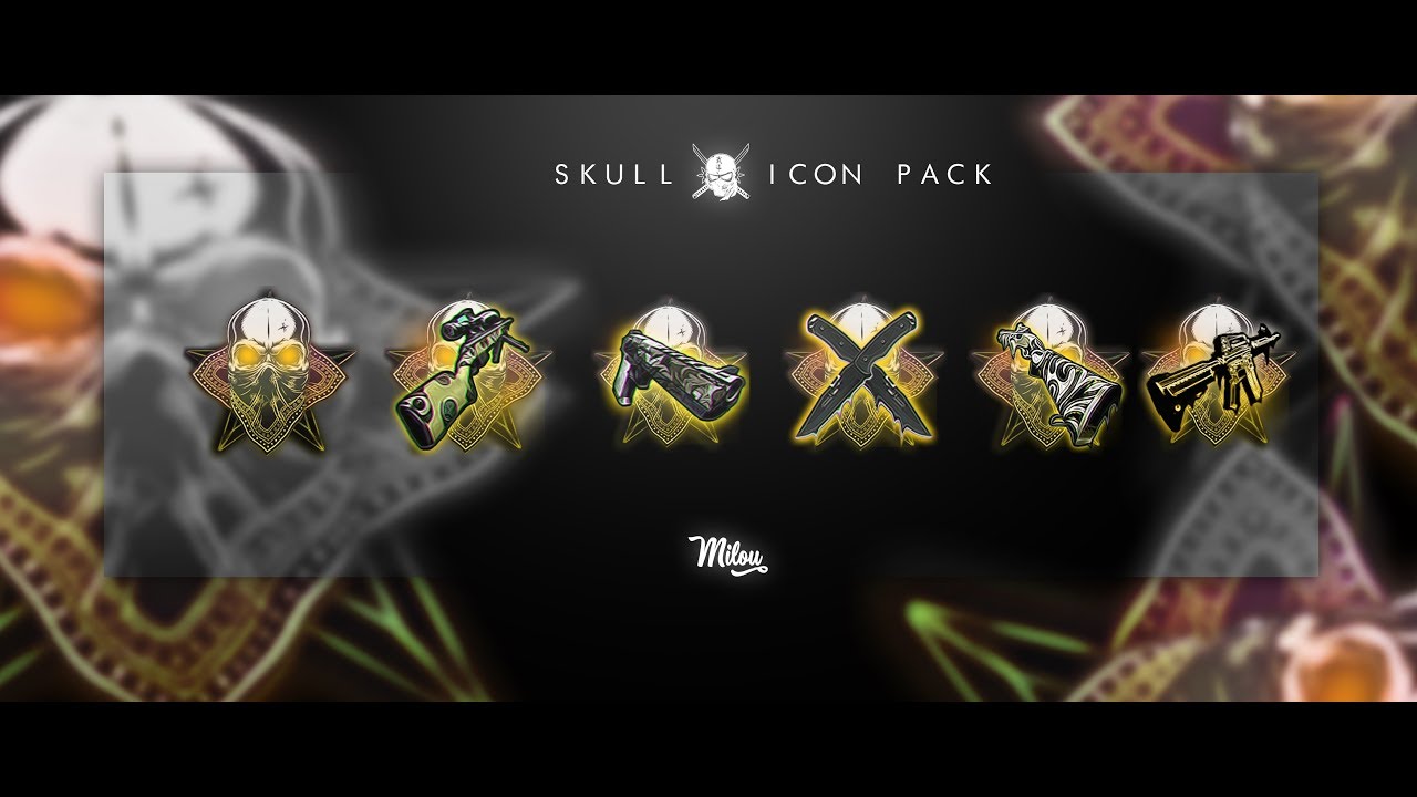 Aporte ''skull Icons Pack'' 1280x720 Aporte ''skull Icons Pack''