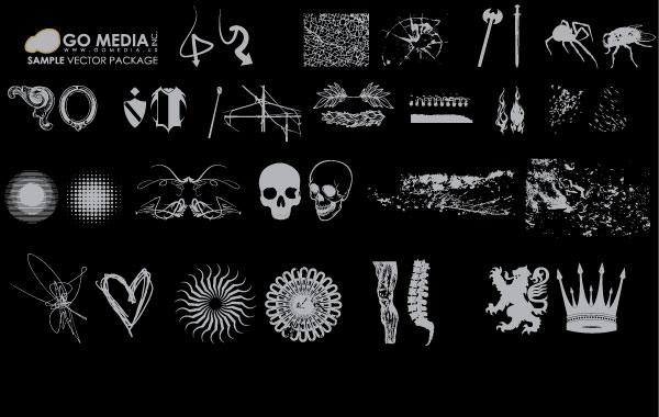 Grunge Icons Pack 600x380 Grunge Icons Pack