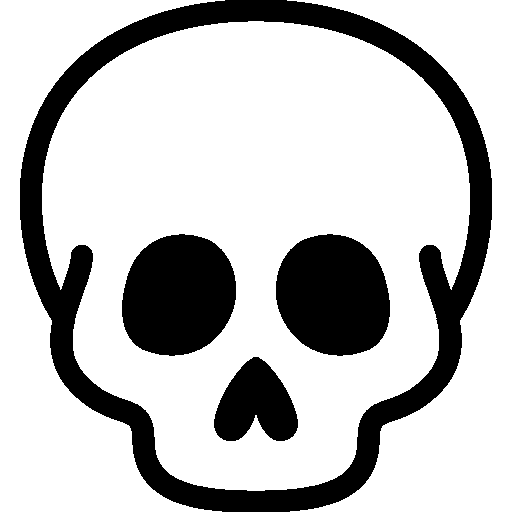 512x512 Healthcare Skull Icon