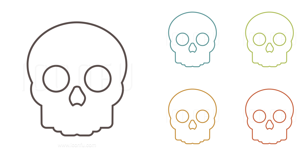 1200x600 Skull Icon