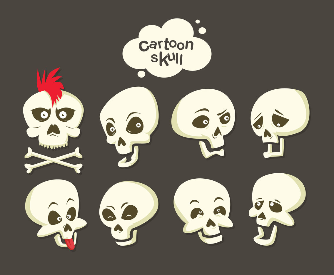 1136x936 Free Cartoon Skull Icons Vector Art Graphics