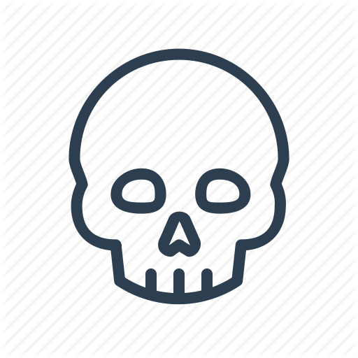 512x512 Head,bone,skull,illustration,logo,symbol,line Art,graphics