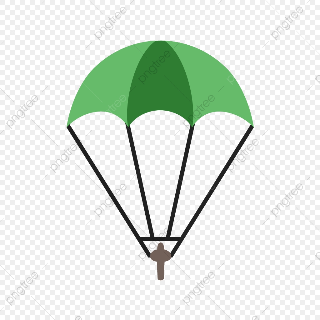 1024x1024 Vector Parachutist Icon, Parachutist Icon, Gliding Icon, Skydiving