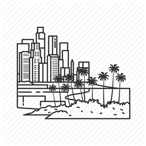 Famous City Skyline' 512x512 Famous City Skyline'