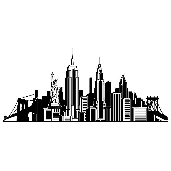 Nyc Skyline Icon 600x600 Nyc Skyline Icon