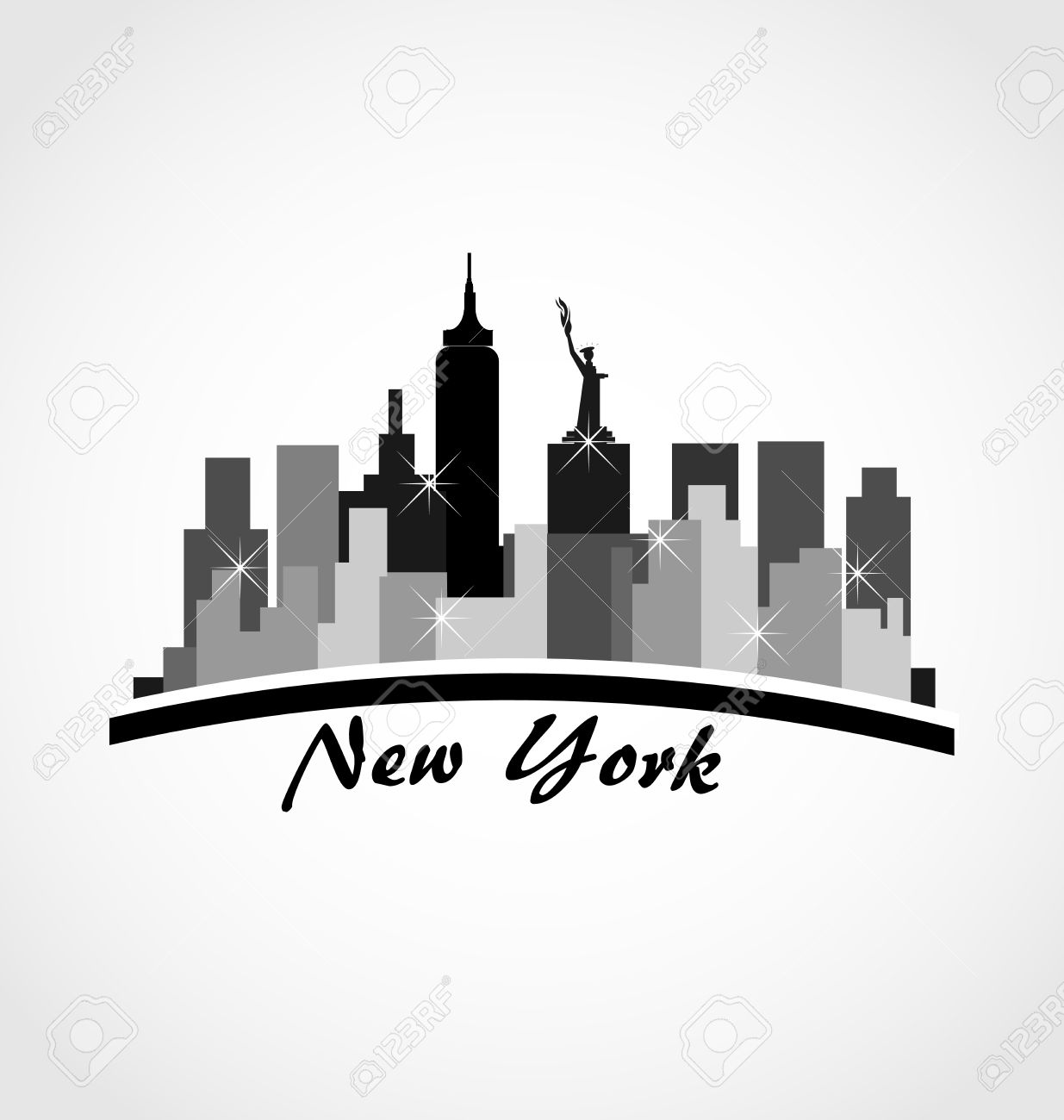 Nyc Skyline Icon 1235x1300 Nyc Skyline Icon