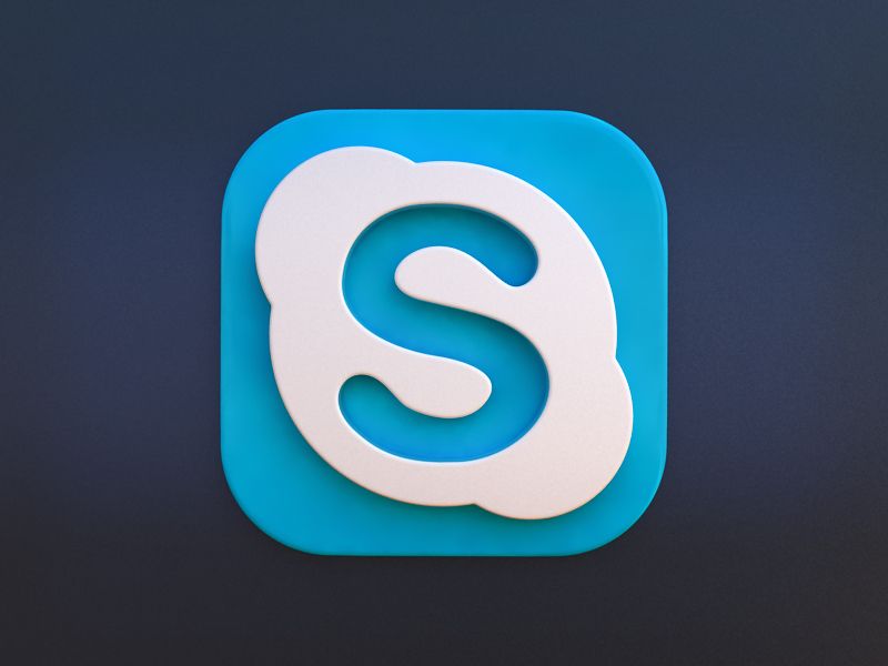 800x600 Skype Icon Icon Design, Typography Logo, App Icon