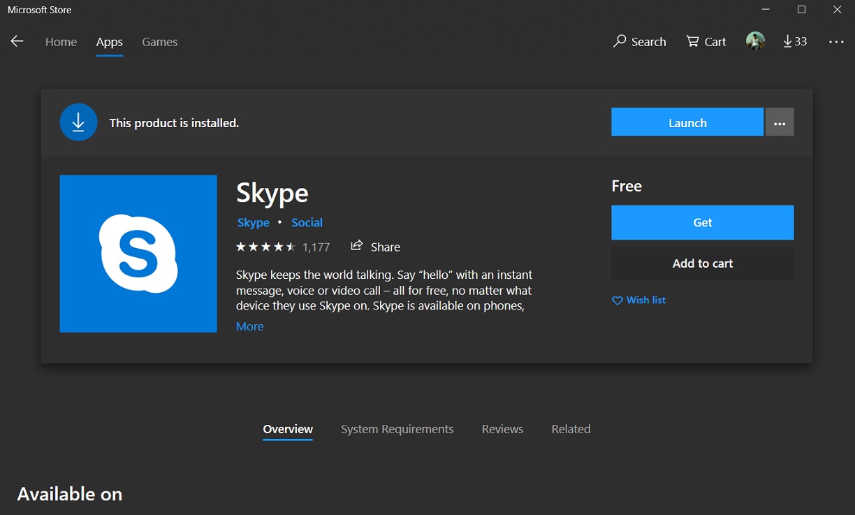 1224x737 Windows Skype App For Insiders Now Works With The System Tray